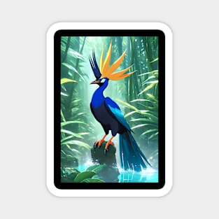 Tropical bird of paradise Magnet