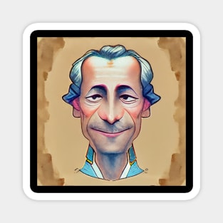 Montesquieu Portrait | Cartoon Style Magnet