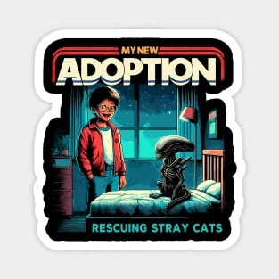 My new Adoption, rescuing stray cats Magnet