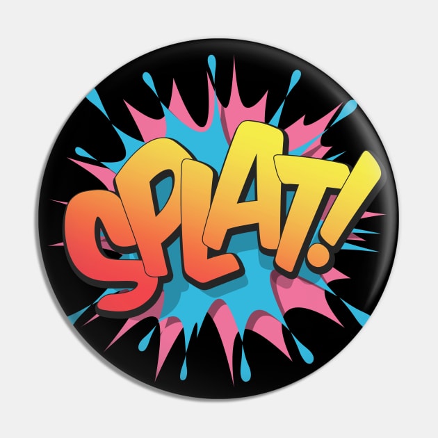 Splat! - Pop Art, Comic Book Style, Cartoon Text Burst. Pin by Brartzy