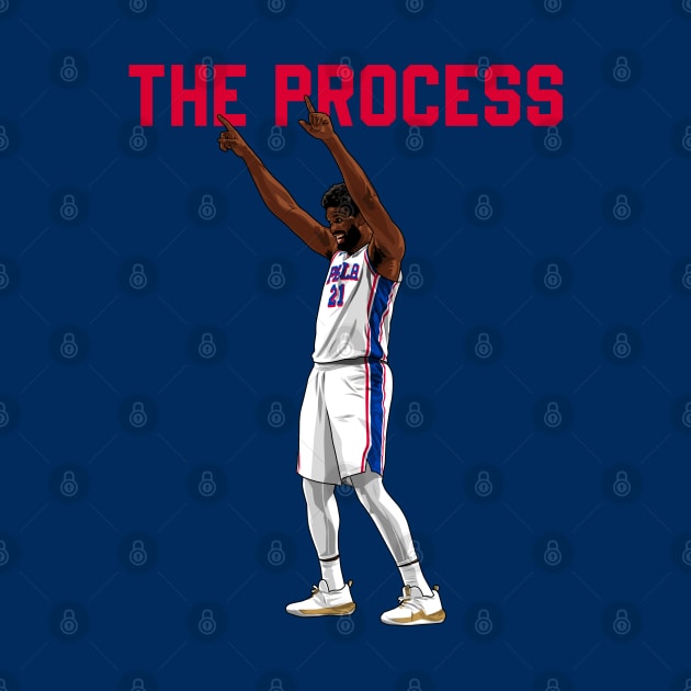 Joel Embiid aka The Process by origin illustrations