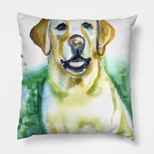 Labrador Retriever Watercolor - Gift For Dog Lovers Pillow