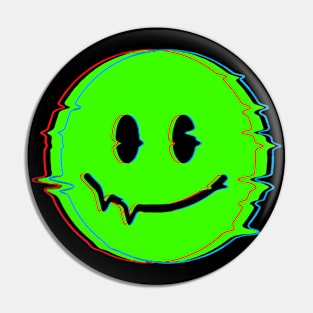 ACID HOUSE MUSIC - ELECTRO GREEN Pin