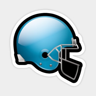 Original Football Helmet In Blue Color Magnet