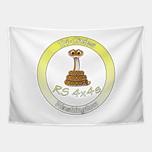 RS 4x4s Round Logo Tapestry