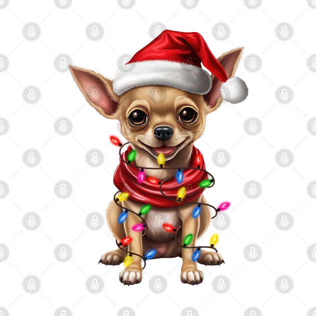 Christmas Chihuahua by Chromatic Fusion Studio