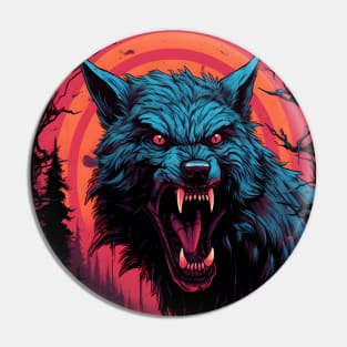 Werewolf Moon Pin