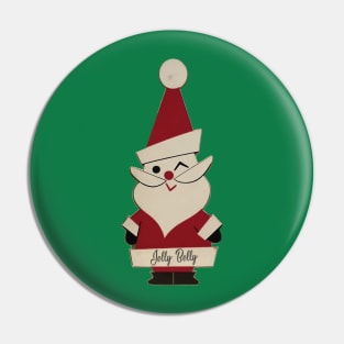 Santa has a Jelly Belly Pin