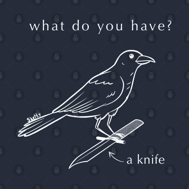 Knife Crow 2 by jastinamor