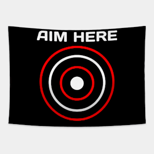 Aim Here Tapestry