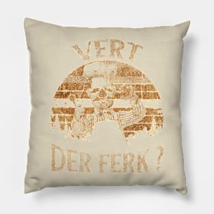 VINTAGE - Cheeff vert Der Ferk black Pillow