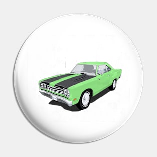 Lime Green Car Pin