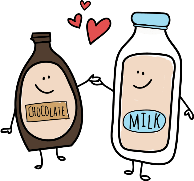 Better Together for Chocolate Milk Drinkers Kids T-Shirt by cottoncanvas