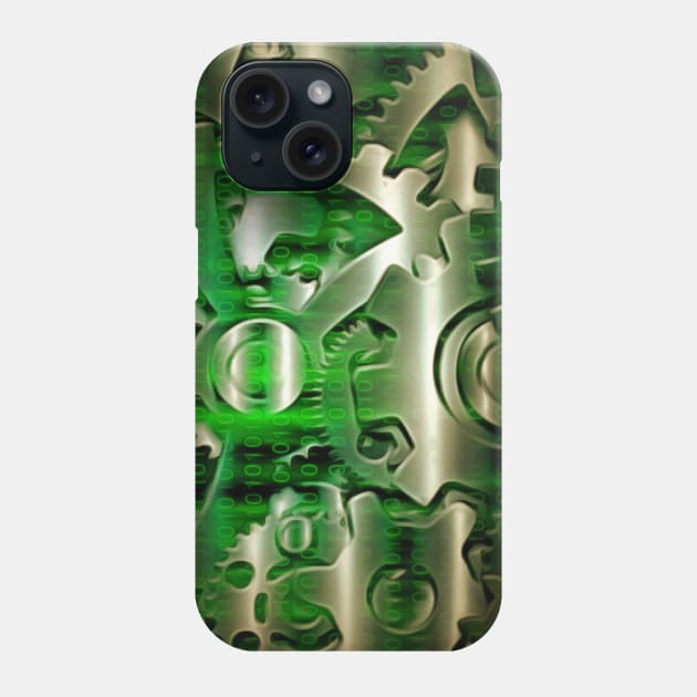 Binary Machine Phone Case by rolffimages