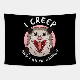 Creepy Possum Tapestry