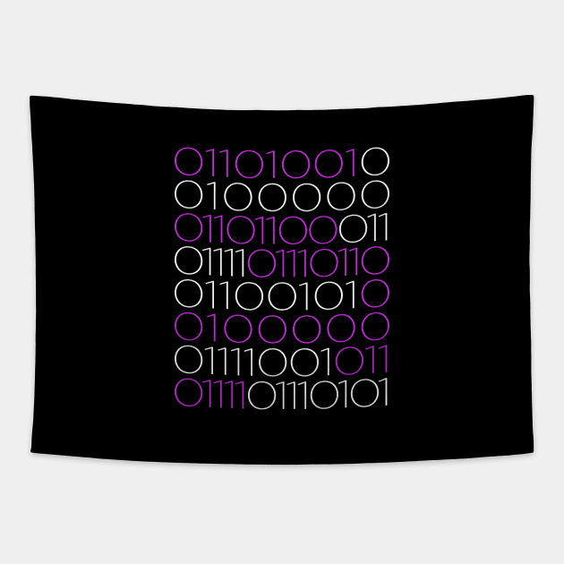 I Love You Binary Code... Great Gift Tapestry by smartrocket