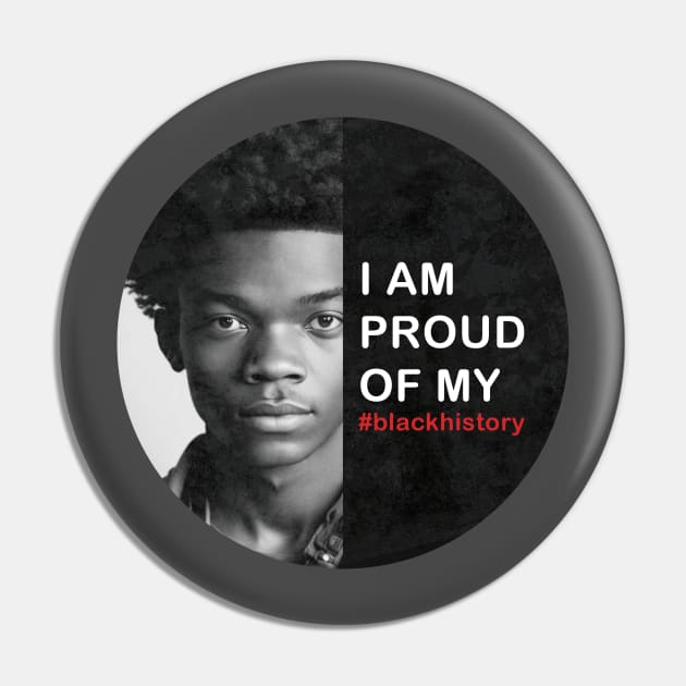 Boy Black History | Black History Month | Black Lives Matter | Juneteenth | Black Pride Pin by JGodvliet