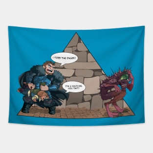 Dwarf Tossing Tapestry