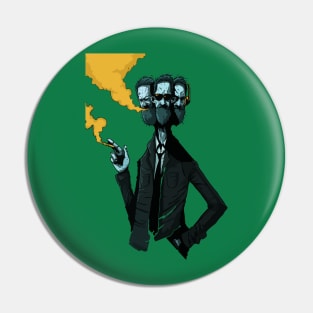 The Three Heads Pin