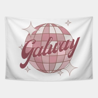 Galway Ireland Retro Vintage Dance Party Tapestry