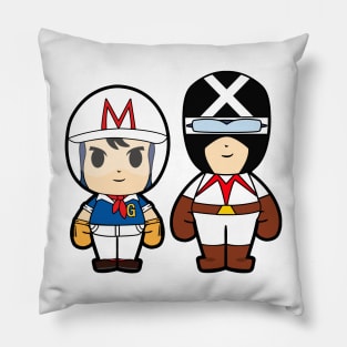 Speed Racer and Racer X Chibi Pillow