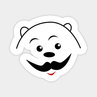 Italian bare bear Magnet