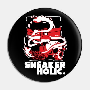 Sneaker Holic White Infrared Retro Sneaker Pin