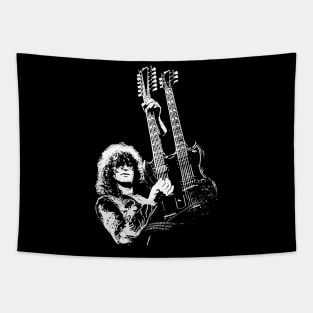 jimmy page vintage design Tapestry