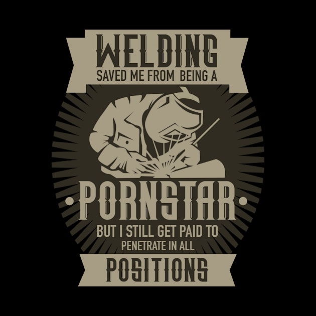 Welding Welder Metalsmith Iron Worker Funny Job by ChrisselDesigns