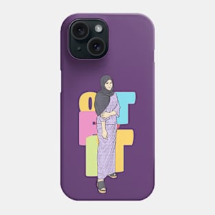 Girl In Lavender Outfit Phone Case