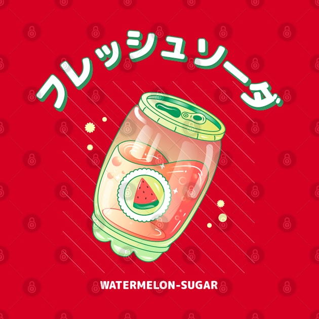 Cute Watermelon Soda by cheesefries