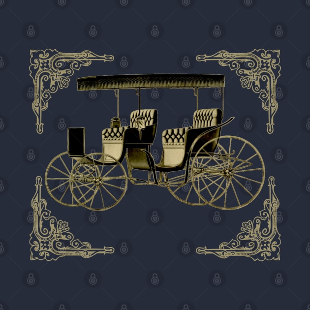 Antique Horse Drawn Carriage by CharJens