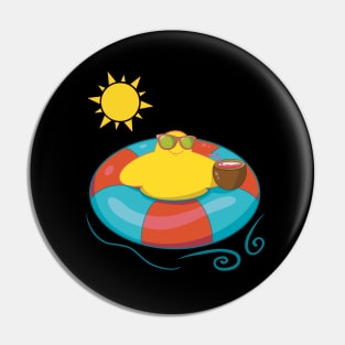 Beach Meeple Pin