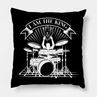 I am the drums king of drum Pillow