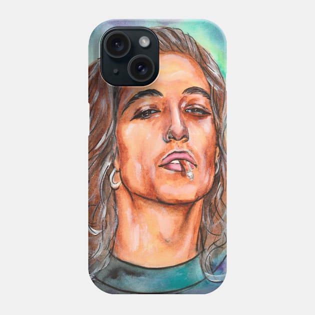 Damiano David Phone Case by Svetlana Pelin