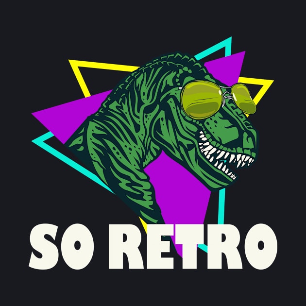 Retro Dinosaur T-Rex by Foxxy Merch