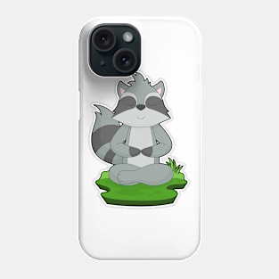 Racoon Yoga Fitness Meditation Phone Case