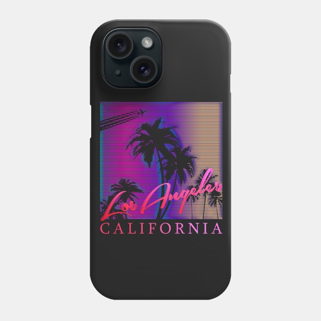 Los Angeles California Poster Phone Case by wildtribe