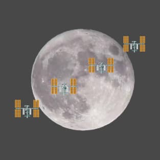 ISS Transits Moon T-Shirt