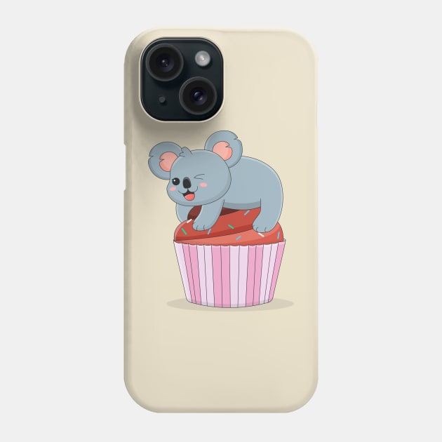 cute koala cupcake Phone Case by YOUNESS98