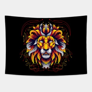 lion vintage Tapestry