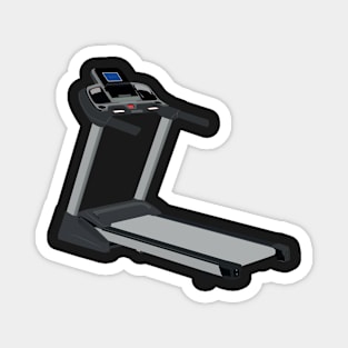 Cardio Treadmill Clipart Stickers Magnet