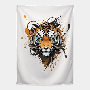 Graffiti Paint Tiger Creative Tapestry