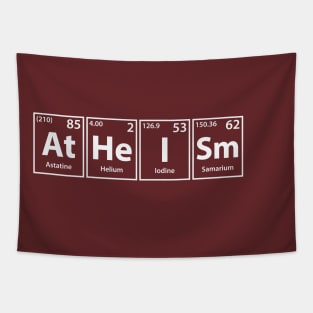 Atheism (At-He-I-Sm) Periodic Elements Spelling Tapestry