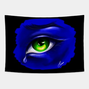 Green eye Tapestry