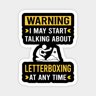 Warning Letterboxing Magnet