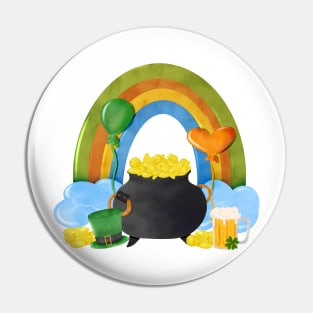 St Patricks day design Pin