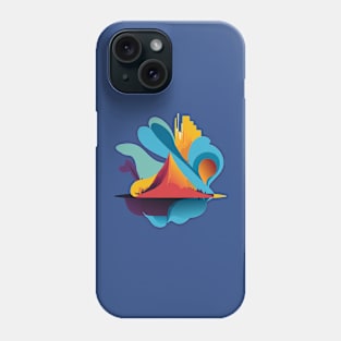 abstract landscape Phone Case