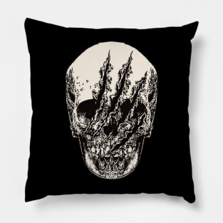 skull claw Pillow