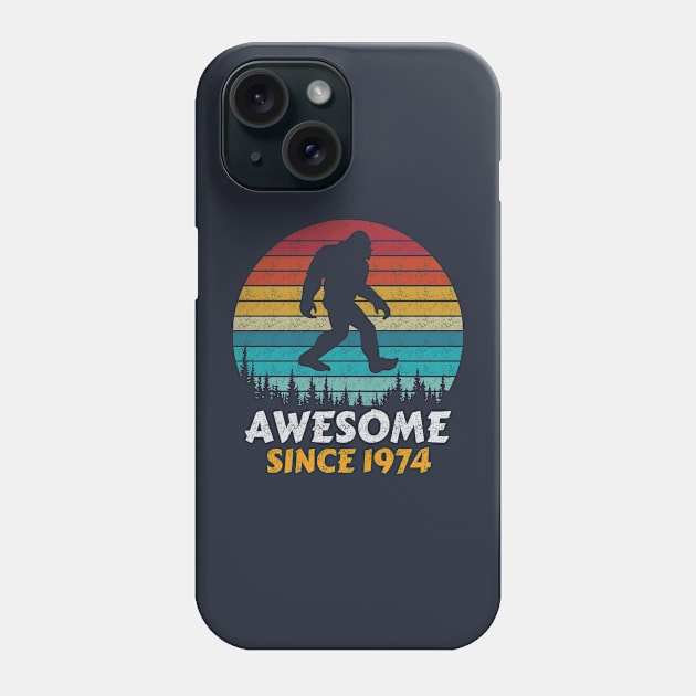 Awesome Since 1974 Phone Case by AdultSh*t